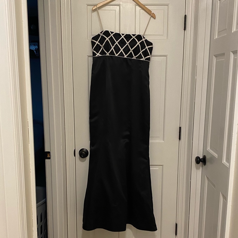 Formal dress with thin straps